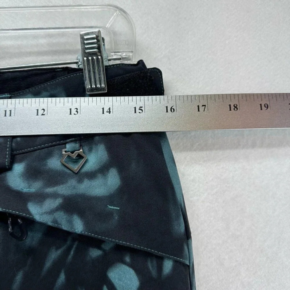 OBERMEYER Snow Pants Teens L 14-16 Parker Fleece Lined Ski Snowboard Black Blue - Picture 12 of 14